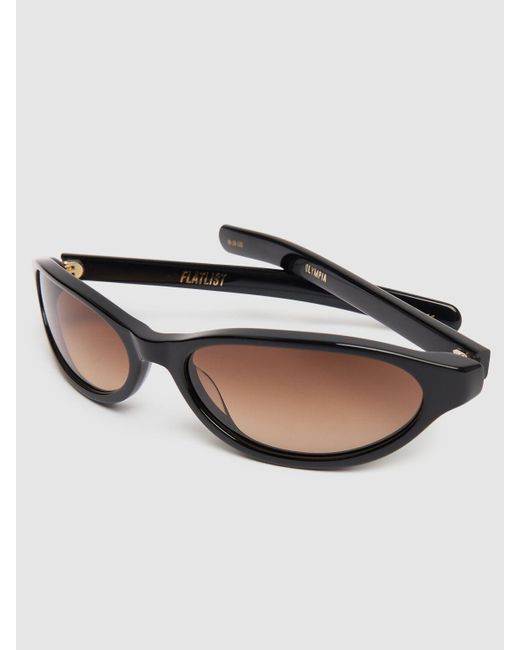 FLATLIST EYEWEAR Multicolor Olympia Acetate Sunglasses W/ Brown Lens