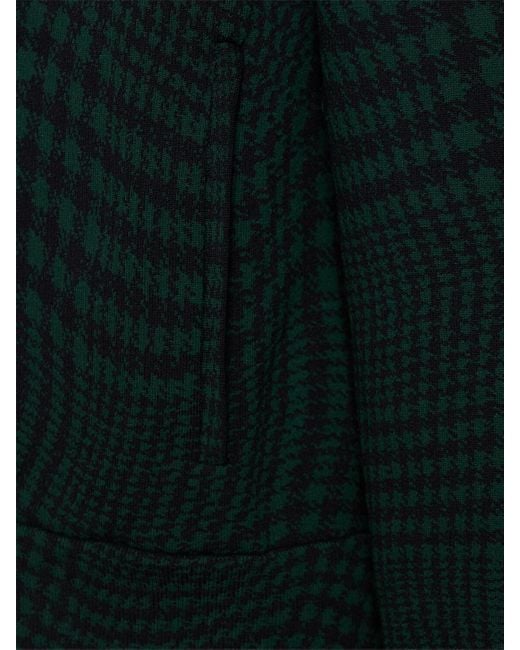 Burberry Trainingsjacke Aus Baumwolle Im Hanhnentritt in Green für Herren