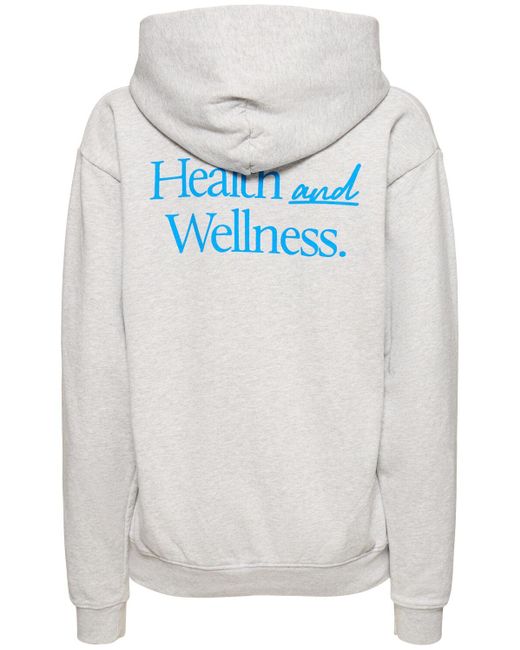 Sporty & Rich White Unisex-hoodie "new Health"