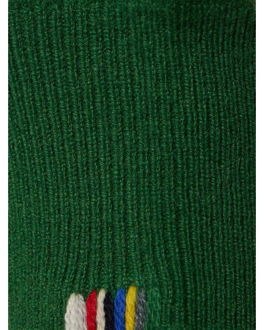 Extreme Cashmere Green Jill Cashmere Blend Turtleneck Sweater