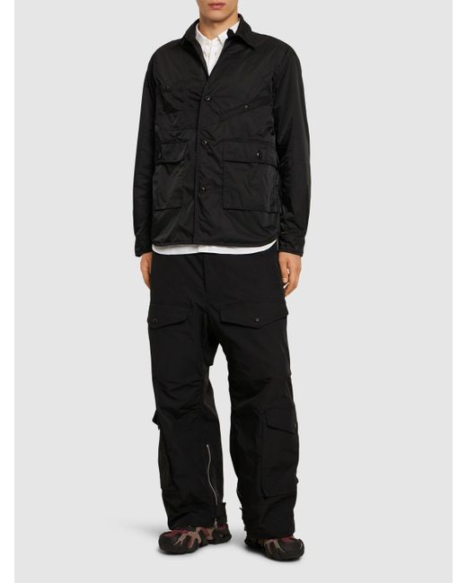Junya Watanabe Black Casual Nylon Jacket for men