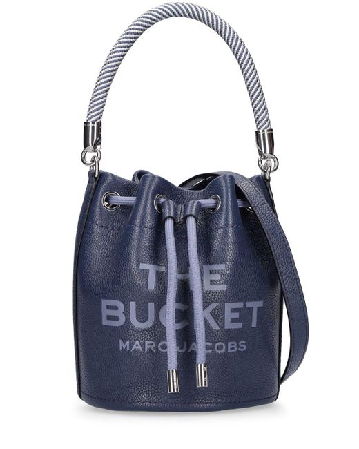 Marc Jacobs The Leather Bucket Bag in Blue | Lyst