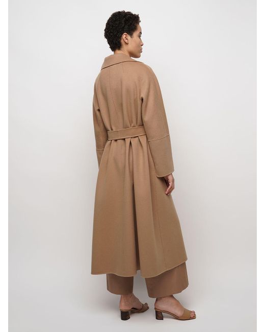 Max Mara Elisa ダブルウールコート Natural