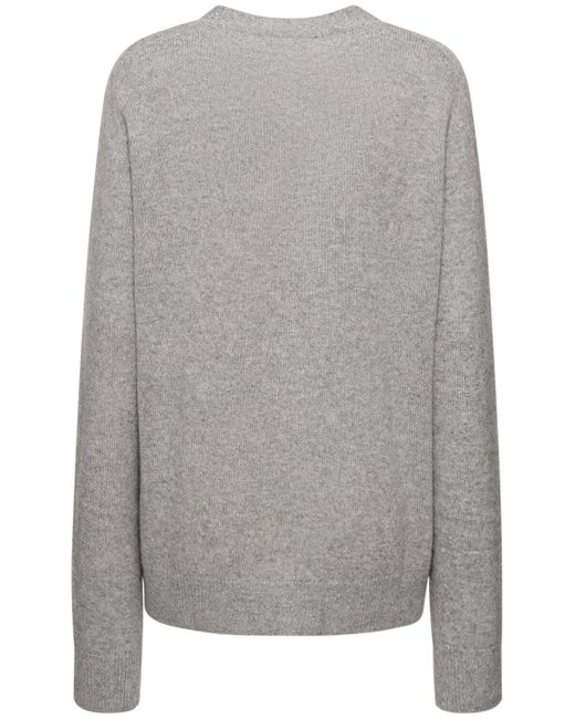 ÉTERNE Gray Theodore Cashmere Cardigan