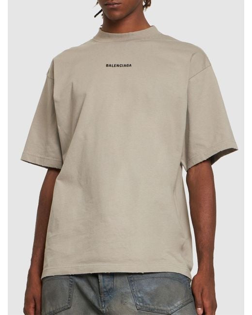 メンズ Balenciaga Vintage コットンジャージーtシャツ ホワイト | Lyst