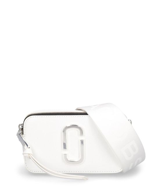 Marc Jacobs Natural Damen Schultertasche Aus Leder "The Snapshot Dtm"