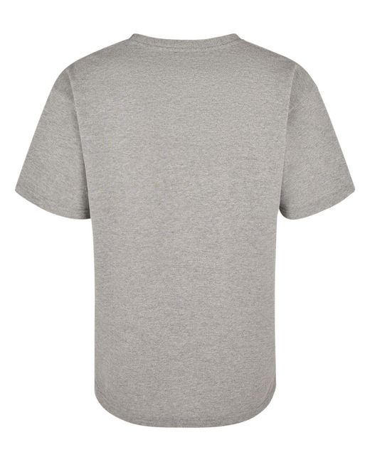 Saint Laurent Gray Cassandre Cotton Blend Polo Shirt for men