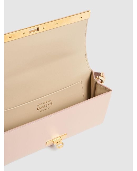 Dolce & Gabbana Pink Damen Brieftasche Aus Palmellato-Leder „Marlene“