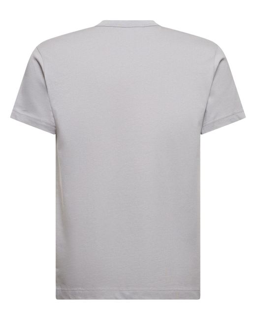 Comme des Garçons T-shirt Aus Baumwolle Mit Logo in Gray für Herren