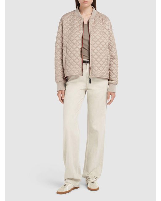 ★Max Mara★Licia キルテッドパファーボンバージャケット Max Mara Licia キルテッドパファーボンバージャケット