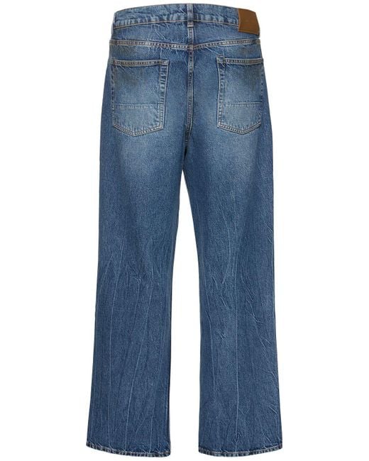 Our Legacy Herren Jeans Aus Baumwolltwill „Third Cut“ in Blue für Herren