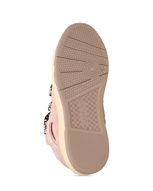 Lanvin Skate-sneakers Aus Leder in Pink für Herren