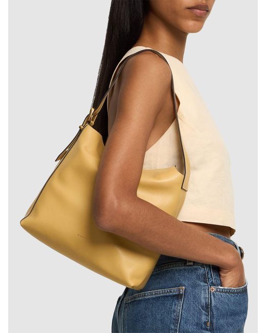 Wandler Yellow Marli Leather Shoulder Bag
