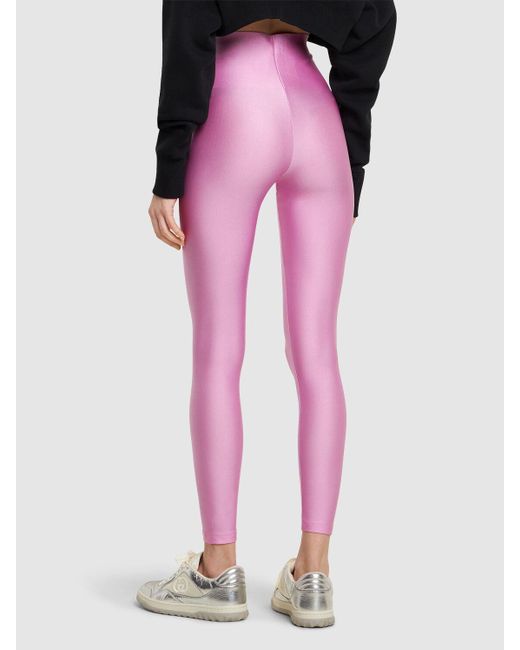 ANDAMANE Pink Damen Leggings Aus Stretch-Jersey „Holly 80S“