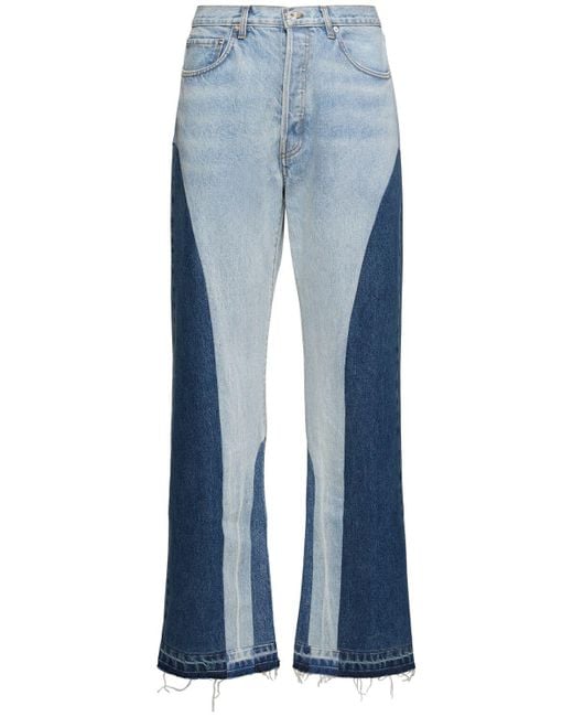 GALLERY DEPT. Blue Trent Color Block Denim Jeans for men