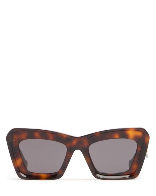 Donna Occhiali Da Sole Cat-Eye Anagram di Loewe in Brown