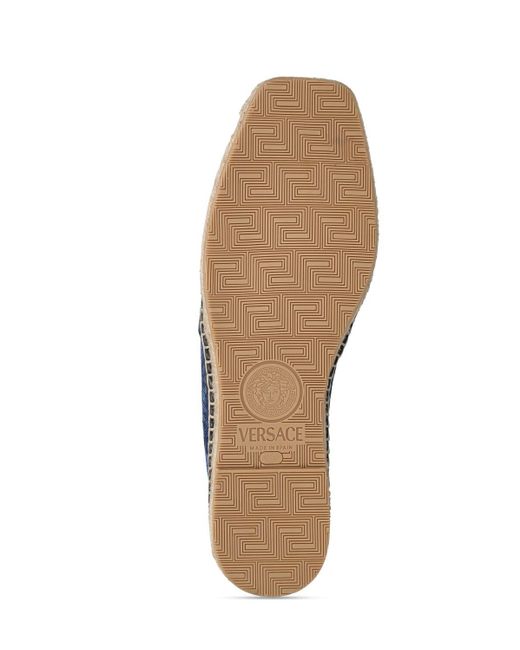 Versace Blue Espadrilles