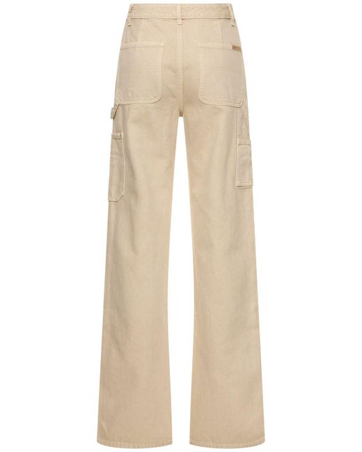 Helmut Lang Natural Carpenter Cotton Pants