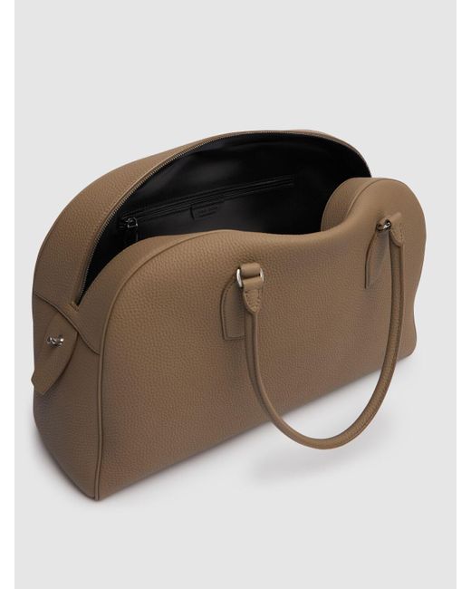 The Row Brown 15.75 India Matte Hammered Leather Bag