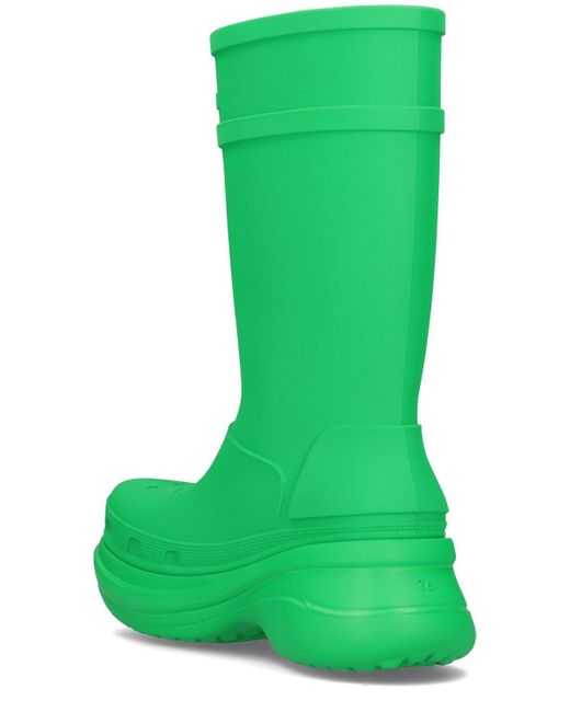 Balenciaga Crocs ラバーブーツ 40mm Green