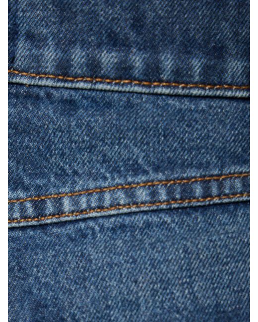 Jeans rectos con cintura alta Khaite de color Blue