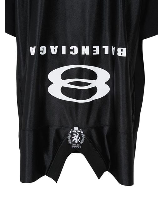 T-shirt unity in jersey di cotone di Balenciaga in Black da Uomo