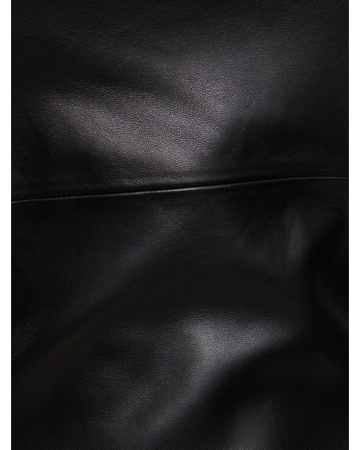 Robe courte en simili-cuir sawyer Stand Studio en coloris Black