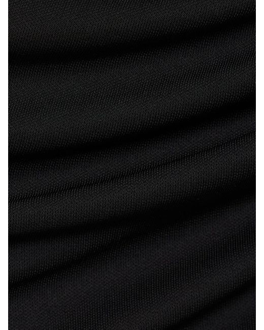 Falda midi de jersey ANDAMANE de color Black