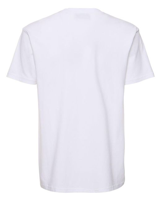 T-shirt in cotone con stampa di Vivienne Westwood in White da Uomo