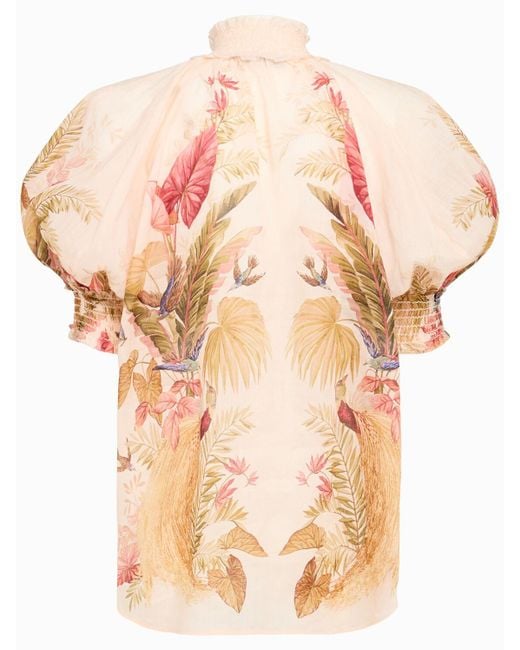 Zimmermann Pink Damen Ramiehemd „Ascension“