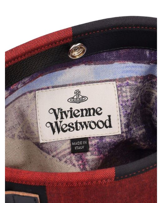 Sac porté épaule en laine heather Vivienne Westwood en coloris Red