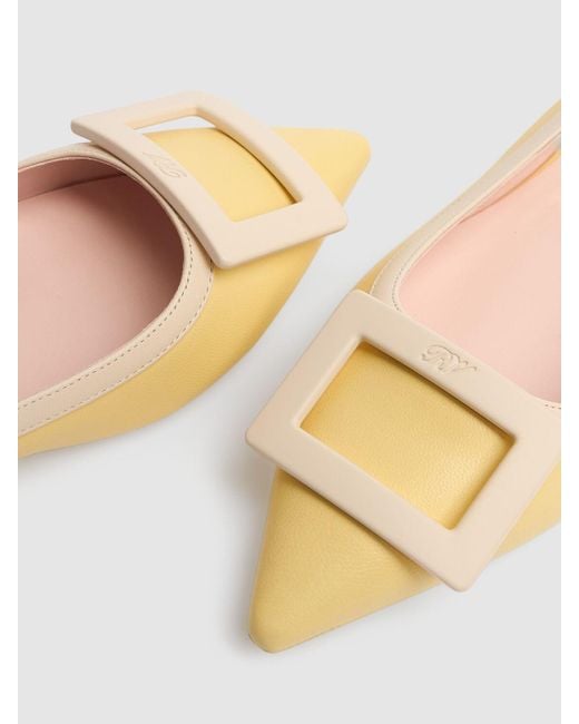 Roger Vivier Natural 10mm Hohe Lederschuhe "gommettine"