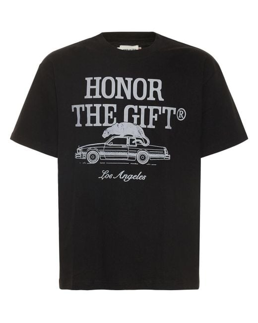 Honor The Gift 3er-pack Bedruckte T-shirts Aus Baumwolljersey in Black für Herren