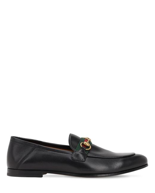 Gucci レザー 公式 グッチ ウェブ付き メンズ レザー ホースビット ローファーブラック レザー ブラック カラー ブラック メンズ 13 オフ Lyst