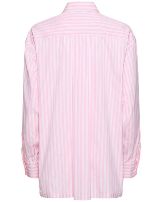 KENZO Pink Boke Cotton Poplin Shirt