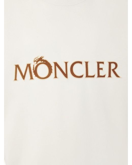 T-shirt à manches longues en coton cny Moncler pour homme en coloris White