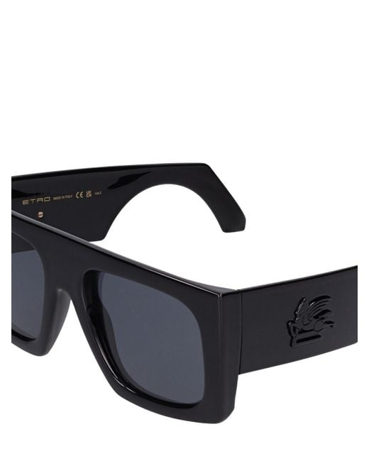 Etro Gray Screen Oversize Squared Sunglasses