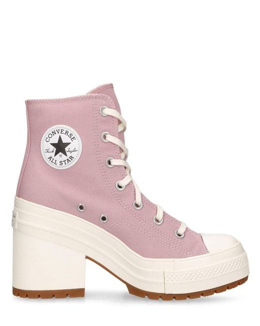Converse Pink Hohe Absatz-sneakers "chuck 70 De Luxe"