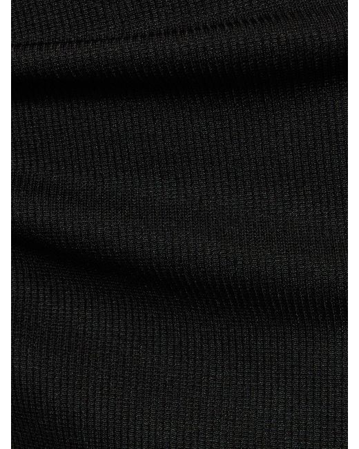 Falda larga con aberturas Christopher Esber de color Black