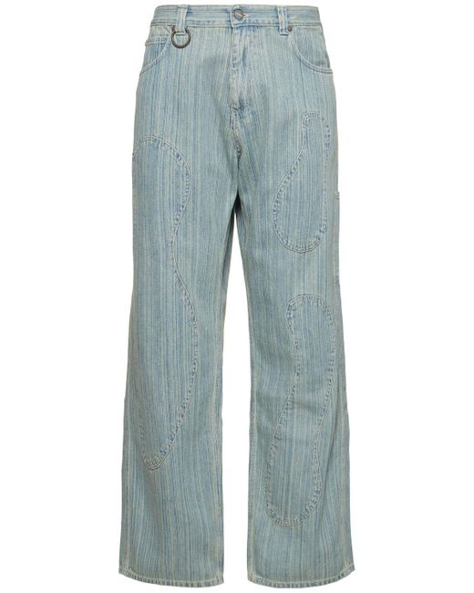 Bonsai Oversized Jeans Aus Baumwolldenim in Blue für Herren
