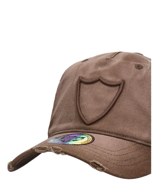 Cappello baseball in cotone con logo di HTC in Brown da Uomo