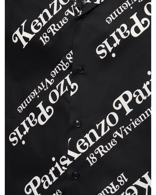 Chemise manches courtes en coton kenzo by verdy KENZO pour homme en coloris Black