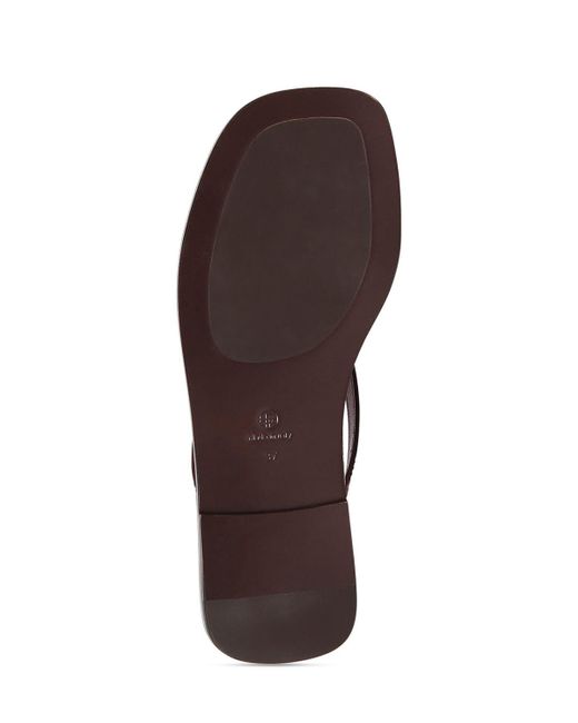 The Row Brown Flache Lederschuhe "link"