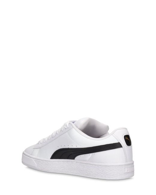 PUMA White Xl Leather Sneakers for men