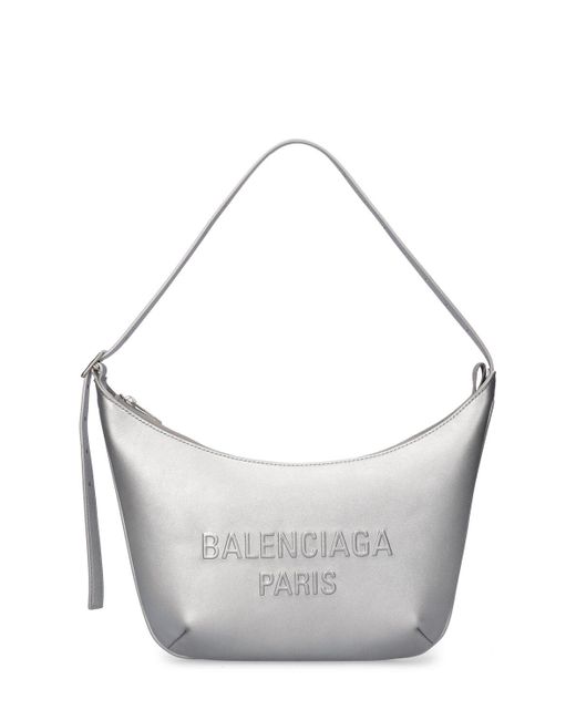 Balenciaga Mini Mary-kate スムーズレザーバッグ Gray