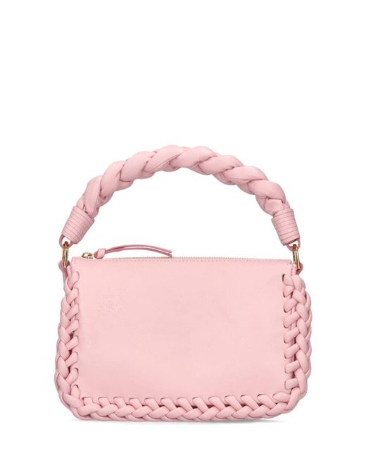 Altuzarra Small Braid Leather Top Handle Bag in Pink | Lyst