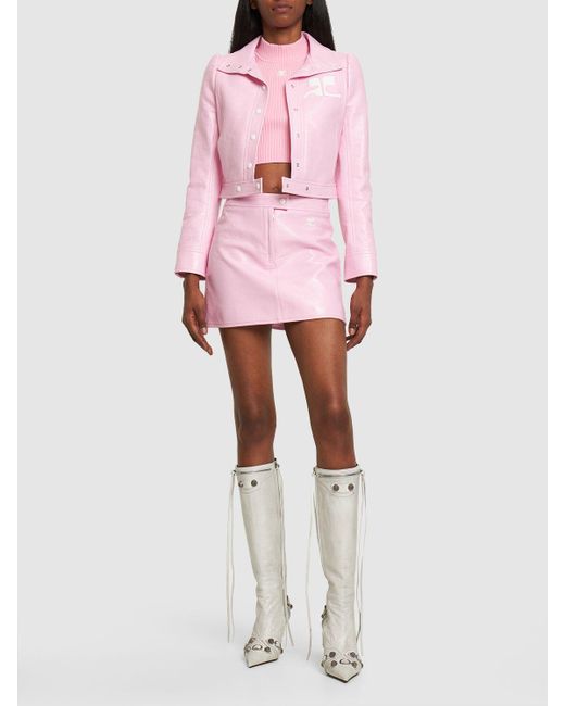 Courreges Re-edition ミニスカート Pink