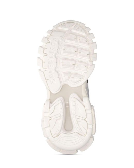 Balenciaga White Track Sock Panelled Sneakers for men