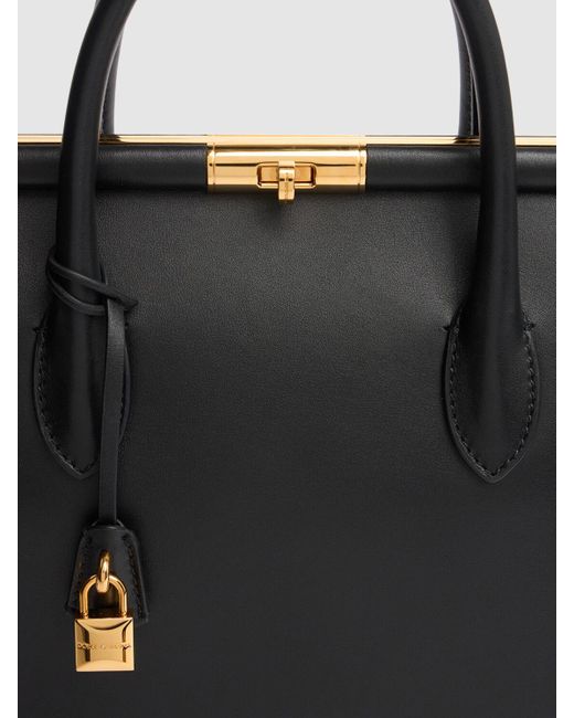 Dolce & Gabbana Marlene Day レザートートバッグ Black