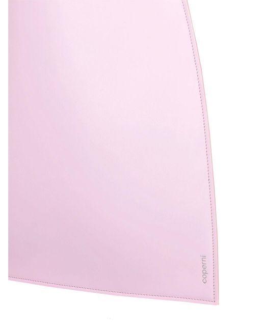 Coperni Pink Heart Leather Shoulder Bag